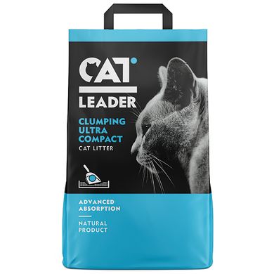 Ультра-комкующийся наполнитель CAT LEADER Ultra Clumping в кошачий туалет, 2 кг