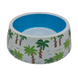 Меламінова миска для собак і котів Derby AH002 Palm trees, S, 200 мл, 11.5x14x4.5 см