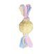Жевательная игрушка для собак Derby Candy ball with bones and cotton rope, Жёлтый