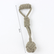 Игрушка-канат для собак Derby Braided Dog Rope Toy - Ball with Long Tug Handle