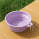 Силіконова складна дорожня миска Derby Summer Collapsible silicone pet bowl, Фіолетовий, 1000 мл