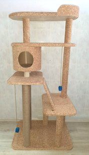 Ігровий комплекс для котів з кігтеточкою KL68
