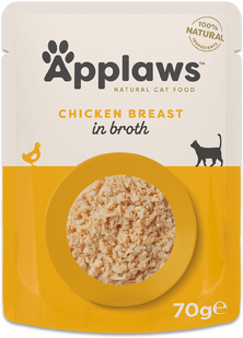 Вологий корм для котів Applaws Chicken Breast in Broth (курка в бульйоні), 70 г