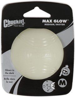 Игрушка-мяч для собак ChuckIt! Max Glow Ball, Medium, 1 шт.