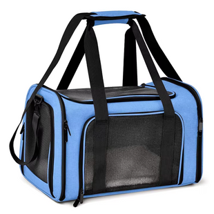 Сумка-переноска для домашних животных Bestopet (Люпосанчик) Portable Travel Bag, Синій, 40х25х25 см