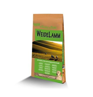 Сухой суперпремиум корм для собак Markus-Muhle WEIDELAMM с ягненком, 5 кг, Упаковка производителя, Сухой корм, Заводская