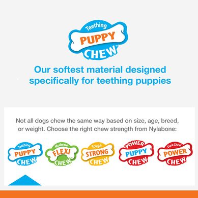 Игрушка для жевания Nylabone Puppy Chew Toys для щенков до 11 кг, Small