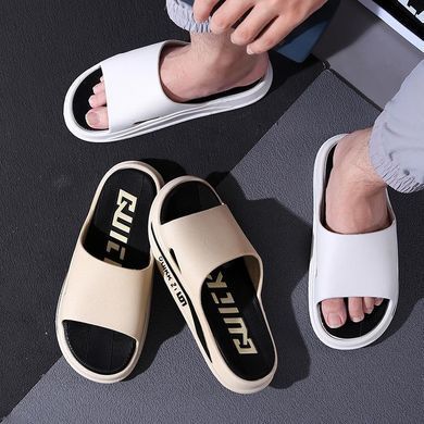 Шлепанцы Quick 21, beige/black, 36/37, 22,5 см