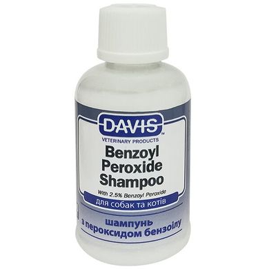 Шампунь Davis Benzoyl Peroxide Shampoo для собак і котів з демодекозом і дерматитами, 50 мл