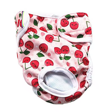 Многоразовый подгузник для сук Derby KS002-13 Cherry, XL, 60-70 см