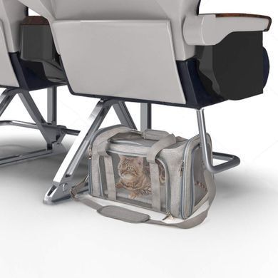 Сумка-переноска для домашних животных Bestopet (Люпосанчик) Portable Travel Bag, Синій, 40х25х25 см