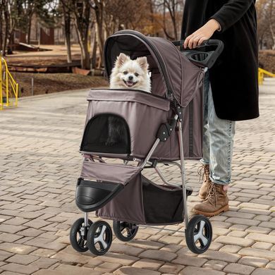 Коляска для котів і собак Bestopet (Люпосанчик) BS-RL-16 Brown
