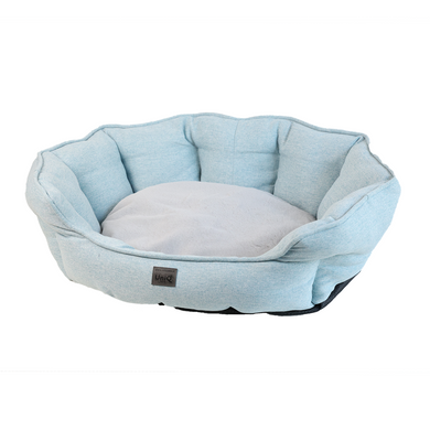 Лежанка для животных до 20 кг UNIQ PETS DOG BED DAILYNAP DREAMY round fluffy blue L 66x59x23cm