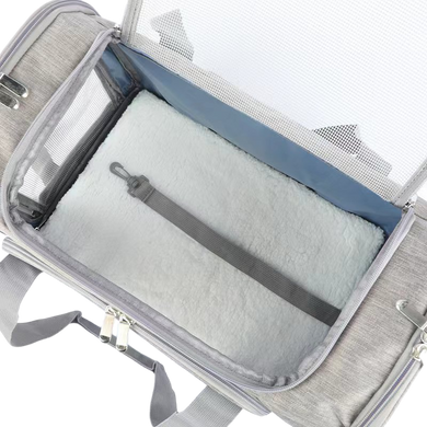 Сумка-переноска для домашних животных Bestopet (Люпосанчик) Portable Travel Bag, Синій, 40х25х25 см