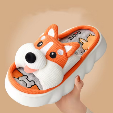 Домашние тапочки All-One Home Shiba Inu, 36/37, 23 см