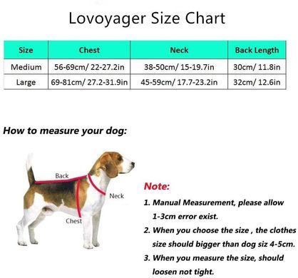 Спасательный жилет для собак Voyager Pet Dog Bagpack, 30 см, 56-69 см, 38-50 см, M