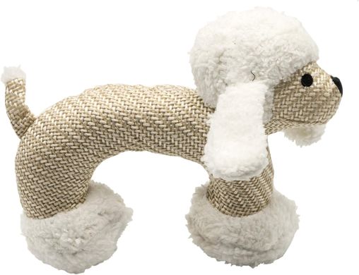 М'яка іграшка для собак Shape Squeaky Dog Plush Toy, Бежевий