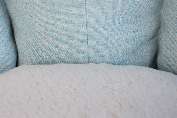 Лежанка для животных до 20 кг UNIQ PETS DOG BED DAILYNAP DREAMY round fluffy blue L 66x59x23cm