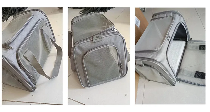Сумка-переноска для домашних животных Bestopet (Люпосанчик) Portable Travel Bag, Синій, 40х25х25 см