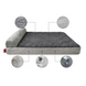 Лежанка для собак великих порід Люпосанчик BS-PB-038XXL, 130&times;93&times;10 см, 2XL