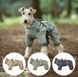 Теплый комбинезон для собак V.PET.B.R. Dog Apparel C837 Army Green, 49 см, 71 см, 49 см, 2XL
