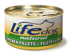 Консерва для собак LifeDog Куриное филе (chicken fillets), 90 г, 90 г