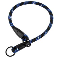 Нашийник-Зашморг для собак BronzeDog Active з альпіністського шнура, Блакитний, X-Small