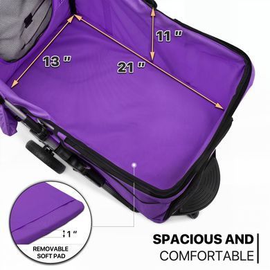 Коляска для котів і собак Bestopet (Люпосанчик) BS-RL-16 Purple