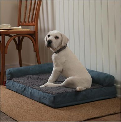 Лежанка для собак великих порід Люпосанчик BS-PB-043XXL Ocean Blue, 130&times;93&times;10 см, 2XL
