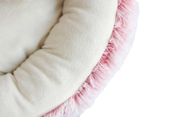 Лежанка для животных до 5 кг UNIQ PETS CAT BED PAWCASTLE CAVE booth pink M 50x50x10cm