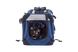 Мягкая клетка для собак SENFUL Pet Soft Crate с флисовым ковриком и чехлом, сине-серая, 50х35х35 см