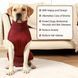 Гигиенические трусы/комбинезон для собак WanTalk Full Body Dog Diaper, Wine Red, 65-72 см, 88-105 см, 3XL