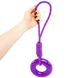 Игрушка для собак Derby Dog Tug Toy в виде пончика и веревки, Фиолетовый