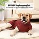 Гигиенические трусы/комбинезон для собак WanTalk Full Body Dog Diaper, Wine Red, 65-72 см, 88-105 см, 3XL