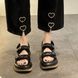 Жіночі сандалії Casual Black, 37, 23,5 см