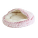 Лежанка для животных до 5 кг UNIQ PETS CAT BED PAWCASTLE CAVE booth pink M 50x50x10cm