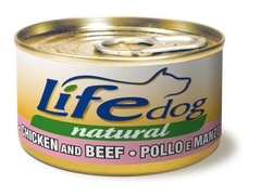 Консерва для собак LifeDog Куриное филе с говядиной (fillets beef and chicken), 90 г, 90 г