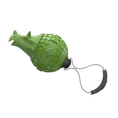 Игрушка для Собак Gigwi Dinoball Динозавр Зеленый с Отключающимся Звуком 14 см