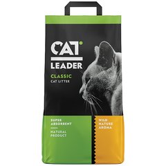 Cупер-впитывающий наполнитель CAT LEADER Wild Nature в кошачий туалет, 2 кг