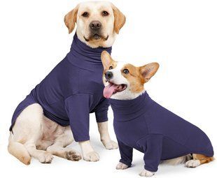 Пижама/попона для собак Derby Breathable Pet Recovery Suite, Blue, 65-72 см, 88-105 см, 3XL