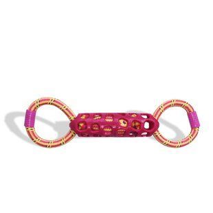 Игрушка-канат для собак Derby Double Ring TPR + Rope Dog Toy