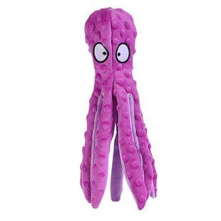 М'яка іграшка для собак Octopus Shaped Crinkle Dog Plush Toy, Рожевий