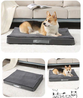 Лежанка для собак великих порід Люпосанчик BS-PB-011XL Grey, 100х75х10 см, XL