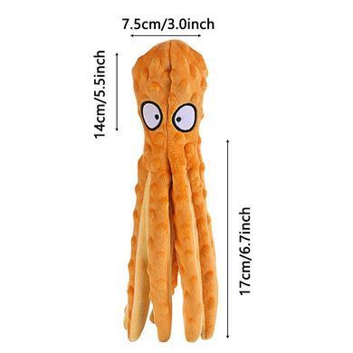 М'яка іграшка для собак Octopus Shaped Crinkle Dog Plush Toy, Рожевий