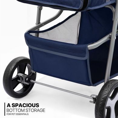 Коляска для котів і собак Bestopet (Люпосанчик) BS-RL-16 Dark Blue