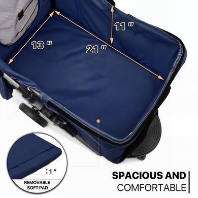 Коляска для котів і собак Bestopet (Люпосанчик) BS-RL-16 Dark Blue