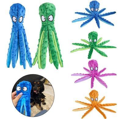М'яка іграшка для собак Octopus Shaped Crinkle Dog Plush Toy, Рожевий