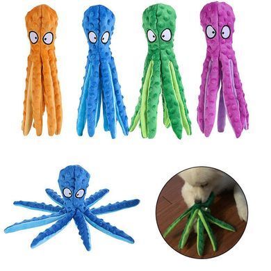 М'яка іграшка для собак Octopus Shaped Crinkle Dog Plush Toy, Рожевий