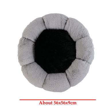 Лежанка для тварин до 7 кг UNIQ PETS PET BED DAILYNAP FLOWER round versatile use grey L 56x56x9cm