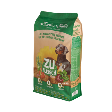 Дополнительное питание для собак Markus-Mühle Zufleisch, 4 кг, Упаковка производителя, Сухой корм, Заводская